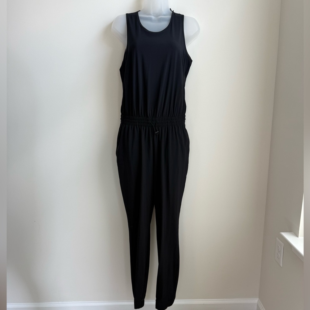 Athleta Black Sleeveless Jumpsuit